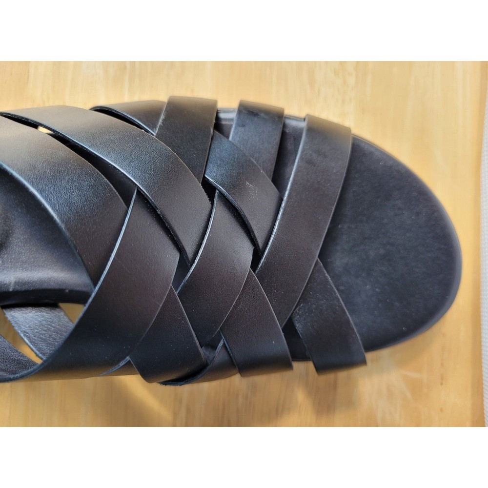 ❤️9 Woman's Ecco Sandals. Black, slip-on sandals❤️ - Picture 10 of 10